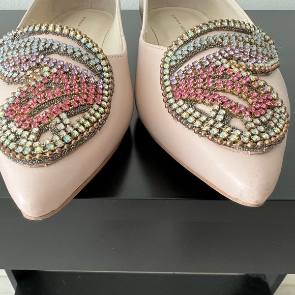 Sophia Webster Nude Pastel Bibi Butterfly Crystal - Picture 11 of 11